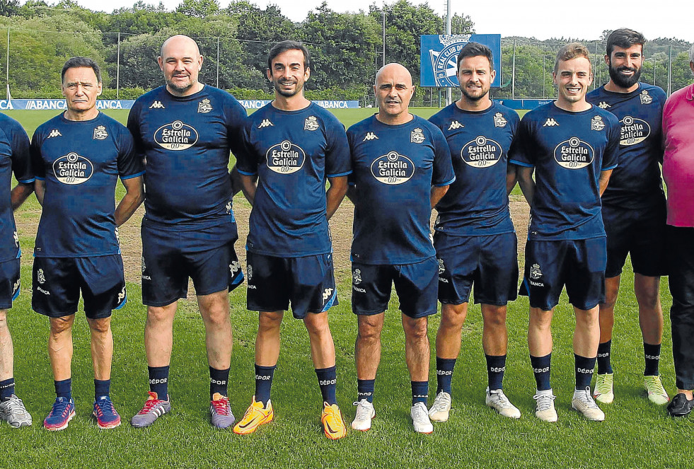 El cuerpo técnico del Fabril esta temporada está liderado por Óscar Gilsanz   quintana