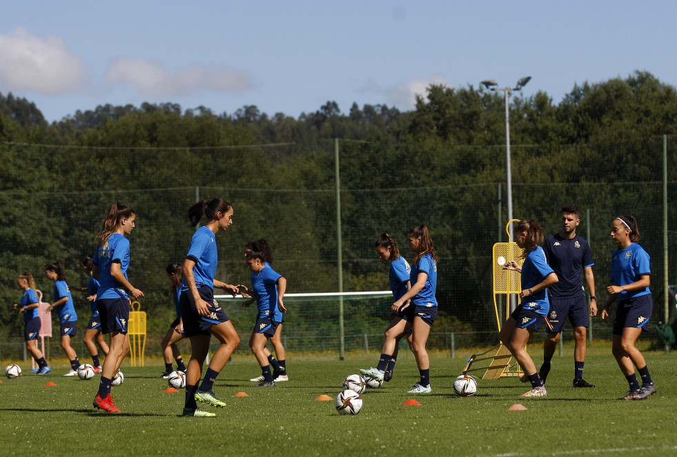 Entrenamiento del Depor Abanca